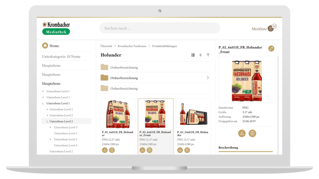 The Krombacher Media Library – A Central Data Pool for All Assets
